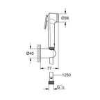 Набор душевой гигиенический Grohe Tempesta 1 режим цвет хром