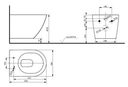 Унитаз подвесной Toto NC CW762Y