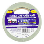 Лента сигнальная Unibob желто-черные полоски 50 мм 150 м