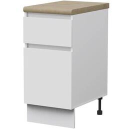 Кухонный шкаф напольный Миус 40x85x60 см ЛДСП цвет белый