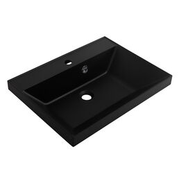 Раковина мебельная BelBagno 60 см BB600/450-LV-ART-AST-NERO черная матовая