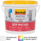 Краска фасадная Marshall Maestro матовая прозрачная база BC 4.5 л