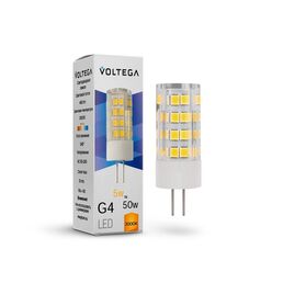 Светодиодная лампа Voltega Simple Capsule 5W 3000K G4 (7183)