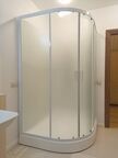 Душевая кабина Frank 100x100 F400 М White без крыши, стекло матовое, профиль белый