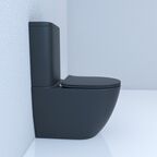Унитаз напольный с бачком Esbano Fortex ESUNFORTBM с крышкой микролифт черный матовый
