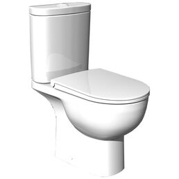 Унитаз напольный с бачком Kerama Marazzi Buongiorno Pro BG.Pro.wc.01 с сиденьем микролифт, белый