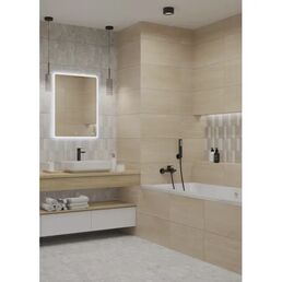 Декор настенный LB Ceramics Спектр 30x60.3 см 1.44 м² матовый цвет серый