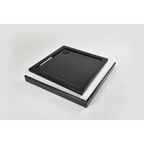 Экран для душевого поддона Metakam Apart Black квадратный 100x100 см