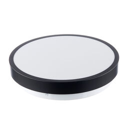 Светильник светодиодный накладной Sonex Mini 4000К 12 Вт 4 кв.м черный IP43 (3012/AL)