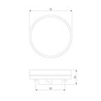 Лампа светодиодная Feron LB-473 GX70 20 Вт теплый белый свет