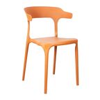 Кухонный стул Treet Roero 48x74x46.5 см каркас пластик спинка полипропилен цвет терракотовый