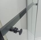 Душевая кабина Ceruttispa 90x90 CHIKA901B без крыши, стекло прозрачное, профиль черный