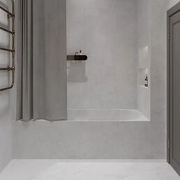 Глазурованный керамогранит Arcadia Ceramica Arctic White Carving 60x120 см 1.44 м² матовый цвет белый