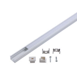 Профиль для ленты LED Gauss врезной гл 12mm - 2m