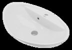 Накладная раковина Brevita Гамма 60 см 4630055550494 белая