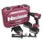 Дрель-шуруповерт аккумуляторная ударная бесщеточная Neolaser NCDB-170, 20 В Li-ion 2x4 Ач