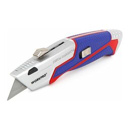 Выдвижной строительный нож WORKPRO WP213012