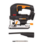 Лобзик аккумуляторный бесщёточный WORX W542.9, 20В, без АКБ и ЗУ