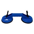Присоска вакуумная для плитки и стекла двойная Vertextools 0029-2 до 80 кг