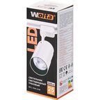 Трековый светильник спот светодиодный Wolta WTL-25W/01W 25 Вт 11 м² цвет белый