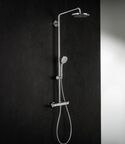 Душевая стойка Hansgrohe Croma 220 Showerpipe 27185000 с термостатом, без излива, хром