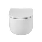Унитаз подвесной BelBagno Soft BB084CH-TOR/SC безободковый, с крышкой микролифт, белый