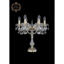 Хрустальная настольная лампа с подвесками Art Classic 45241 12.11.6.141-45.Gd.Sp подсвечник