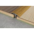 Порог разноуровневый (кант) Artens скрытый 40x1800x0-8 мм цвет орех