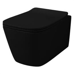 Унитаз подвесной Artceram A16 ASV006 17 00 безободковый, смыв THE REEL, черный матовый