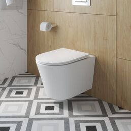 Унитаз подвесной BelBagno Tre-Tor BB5180CH-TOR/SC безободковый с сиденьем, с микролифтом