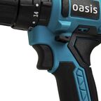 Дрель-шуруповерт аккумуляторная ударная бесщеточная Oasis ASU-18A, 18 В Li-ion 2x2 Ач
