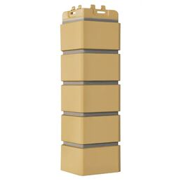 Угол Grand Line Design Клинкерный кирпич цвет песочный со швом RAL7006