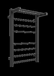 Полотенцесушитель электрический Двин Fs plaza neo 80x50 4657795054518 черный матовый
