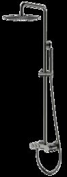Душевая стойка Boheme Stick 128-GM.2 оружейная сталь touch