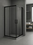 Душевой уголок Royal Bath 85х85 RB HPD-T-BL стекло прозрачное, профиль черный