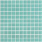 Мозаика Mir Mosaic Natural Color palette темно-голубая стеклянная 300х300х4 мм глянцевая