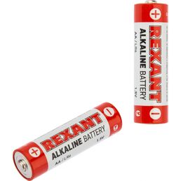 Алкалиновая батарейка REXANT