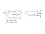 Villeroy&Boch Evana 50х35 61470001