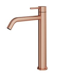 Смеситель высокий для раковины Plumberia Selection IXO XO0052RS медь брашированная