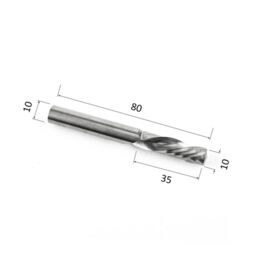Фреза DJTOL A1FLX1035 компрессионная спиральная однозаходная (по дереву, композиту (АКП), пластику)