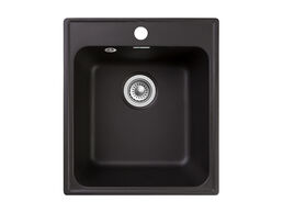 Кухонная мойка Granfest Quarz 42 см GF-Z17 черная