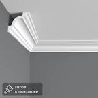 Плинтус потолочный полистирол Classic-3 белый 50x50x2000 мм