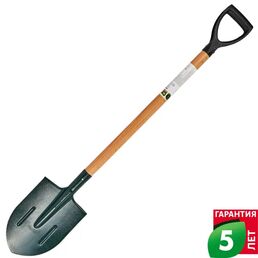 Лопата штыковая Geolia 116 см сталь с черенком
