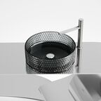 Раковина накладная Ceramica Nova Cristal 36 см CN6060 черная