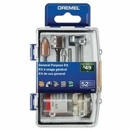 Набор бит насадок на гравер Dremel 52шт, для шлифования, полировки, резки, гравировки, сверления