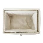 Корзина для хранения 30x13x20 см хлопок цвет белый 2 шт