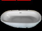 Ванна акриловая Ceruttispa Como 170x750 CT7386 отдельностоящая, белая