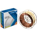 Проволока сварочная омедненная SOLARIS ER 70S-6 (WM-ER70S6-08S15) ф 0,8 мм 15 кг катушка BS300