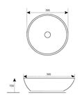 Раковина накладная Comforty J2056J