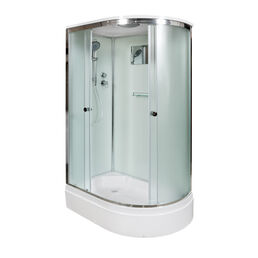 Душевая кабина AvaCan 120x90 D312SL стекло матовое, профиль хром, левая